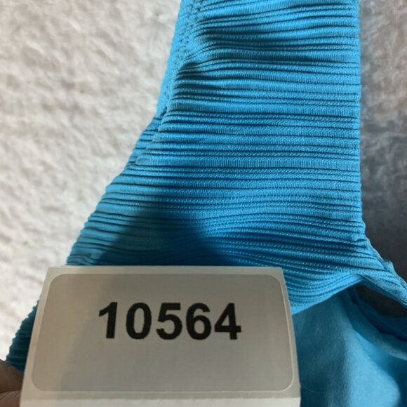 Salt & Cove Ribbed Bralette Bikini‎ Top Women's XL Aqua Variegated Beach Summer - Picture 6 of 6